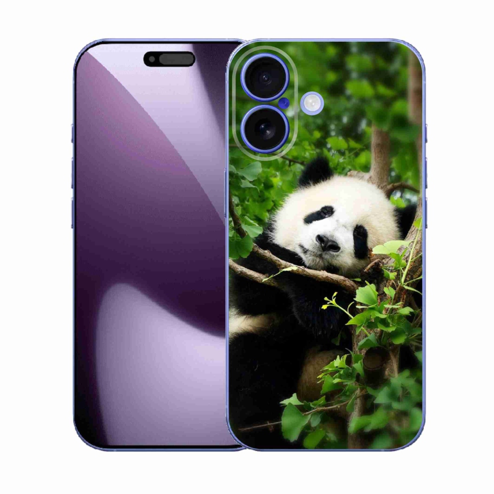 Gélový kryt mmCase na iPhone 17 - panda