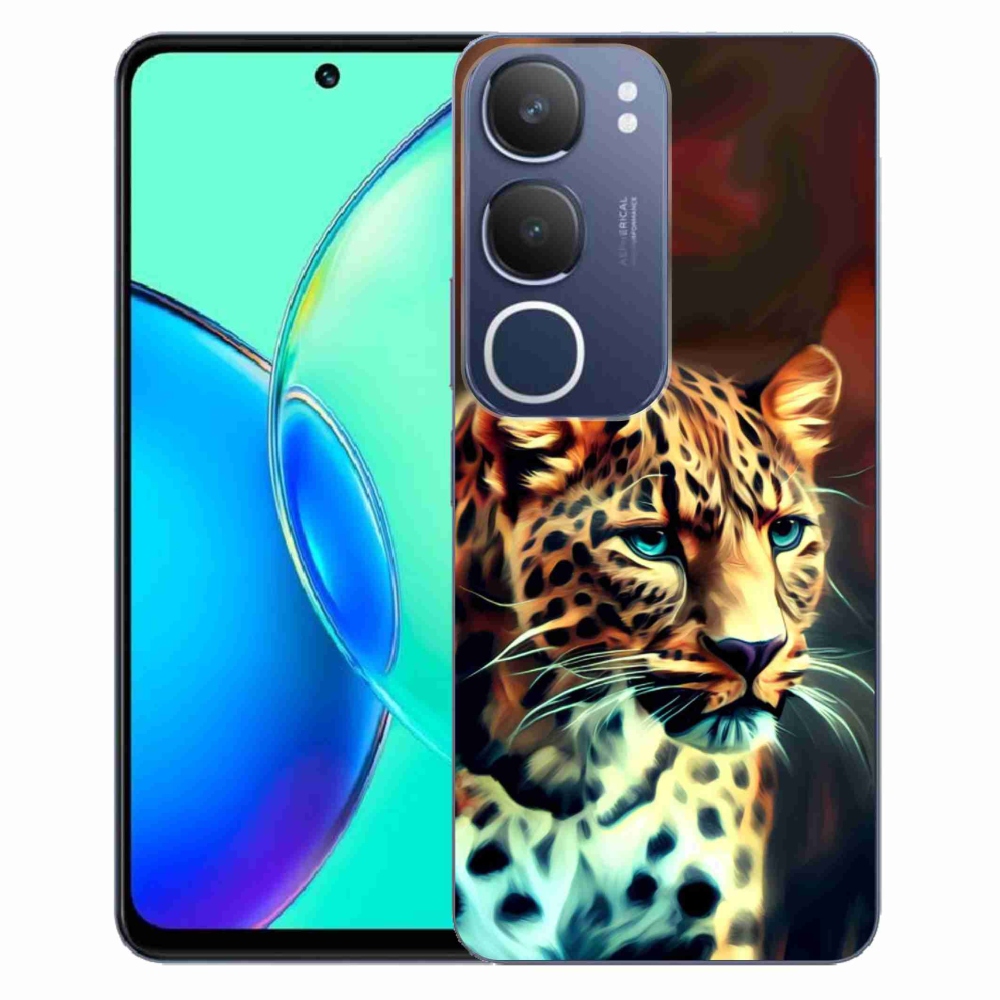 Gélový kryt mmCase na Vivo Y19s - leopard