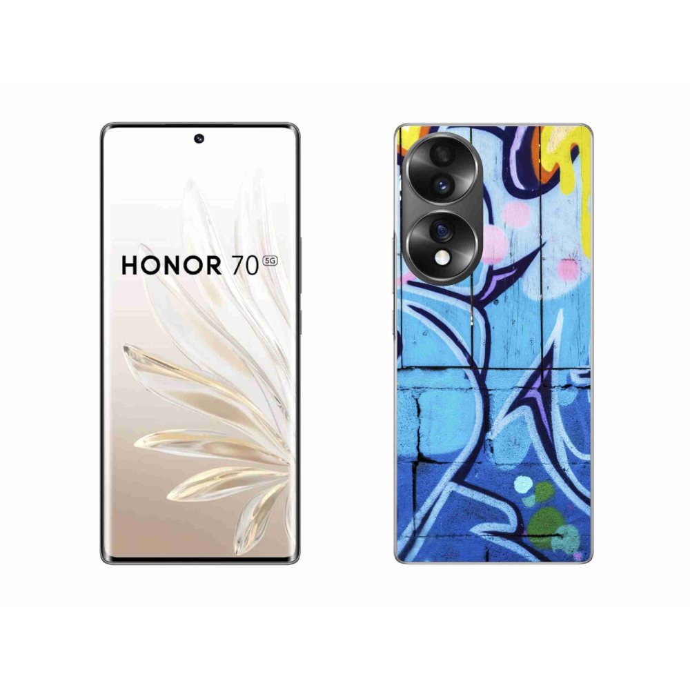 Gélový kryt mmCase na Honor 70 - graffiti