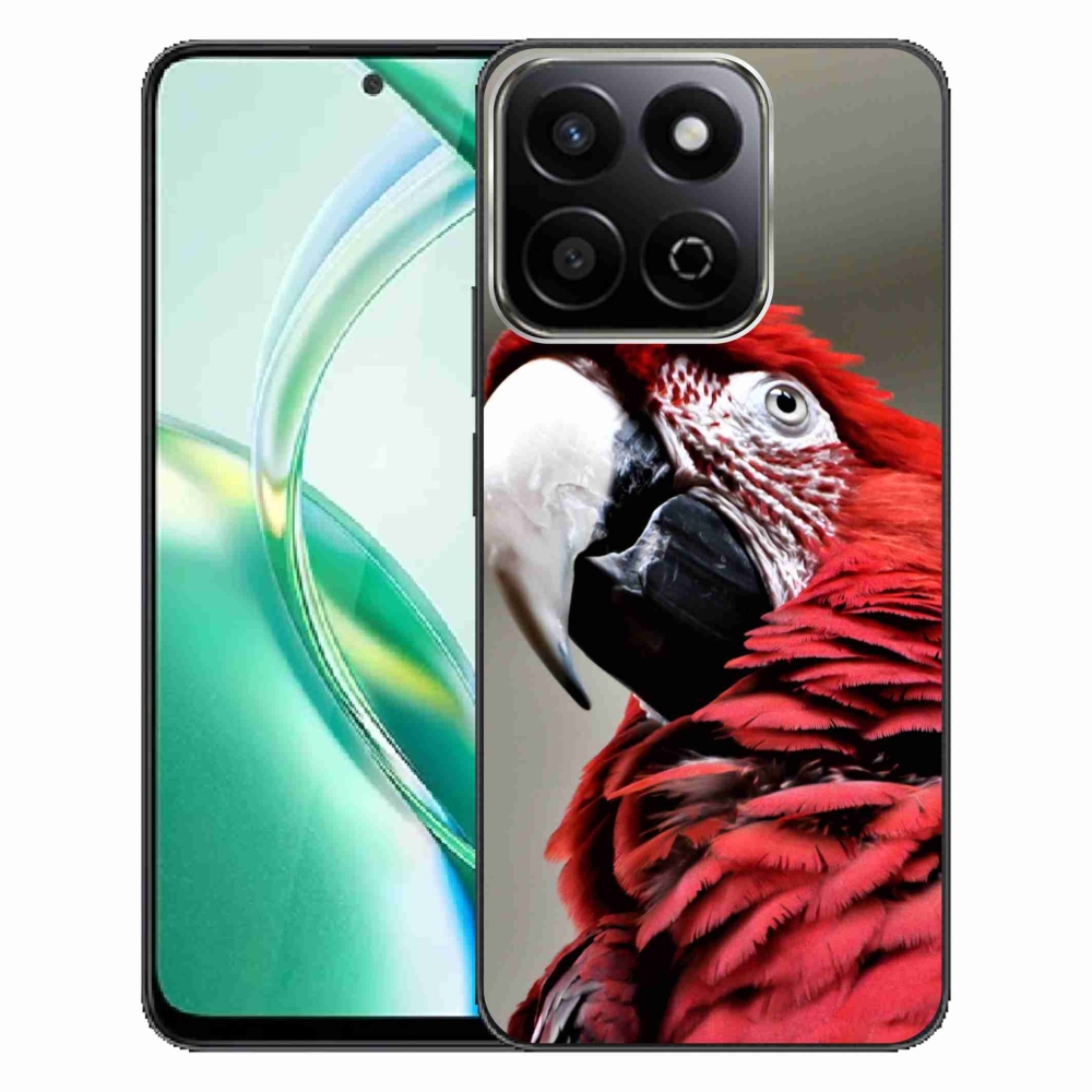 Gélový obal mmCase na Honor 200 Smart 5G - papagáj ara červený