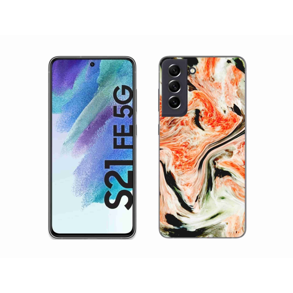 Gélový kryt mmCase na Samsung Galaxy S21 FE 5G - abstrakt 25