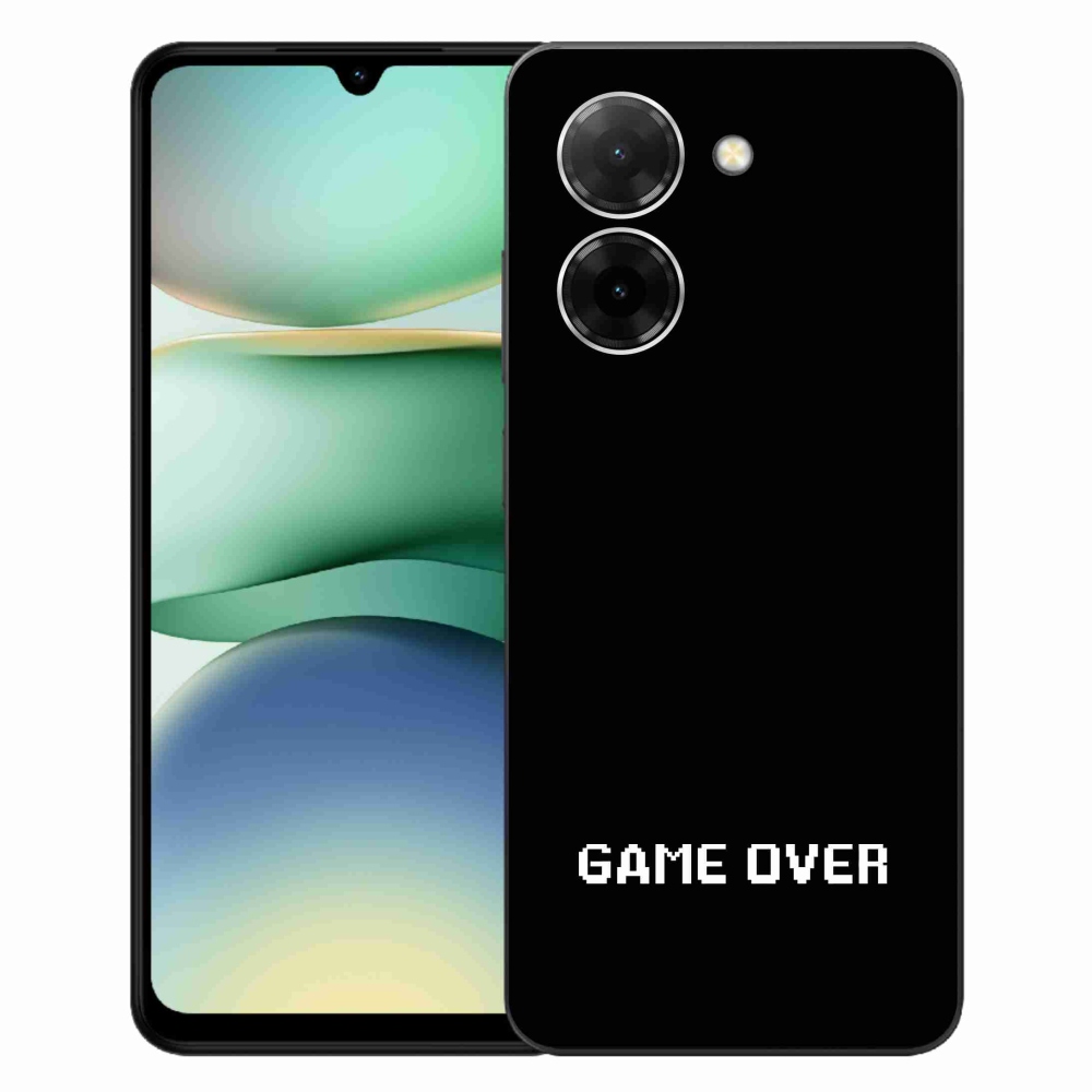 Gélový kryt mmCase na Xiaomi Redmi A5 (173.45x79.35x8.45mm) - game over čierne pozadie