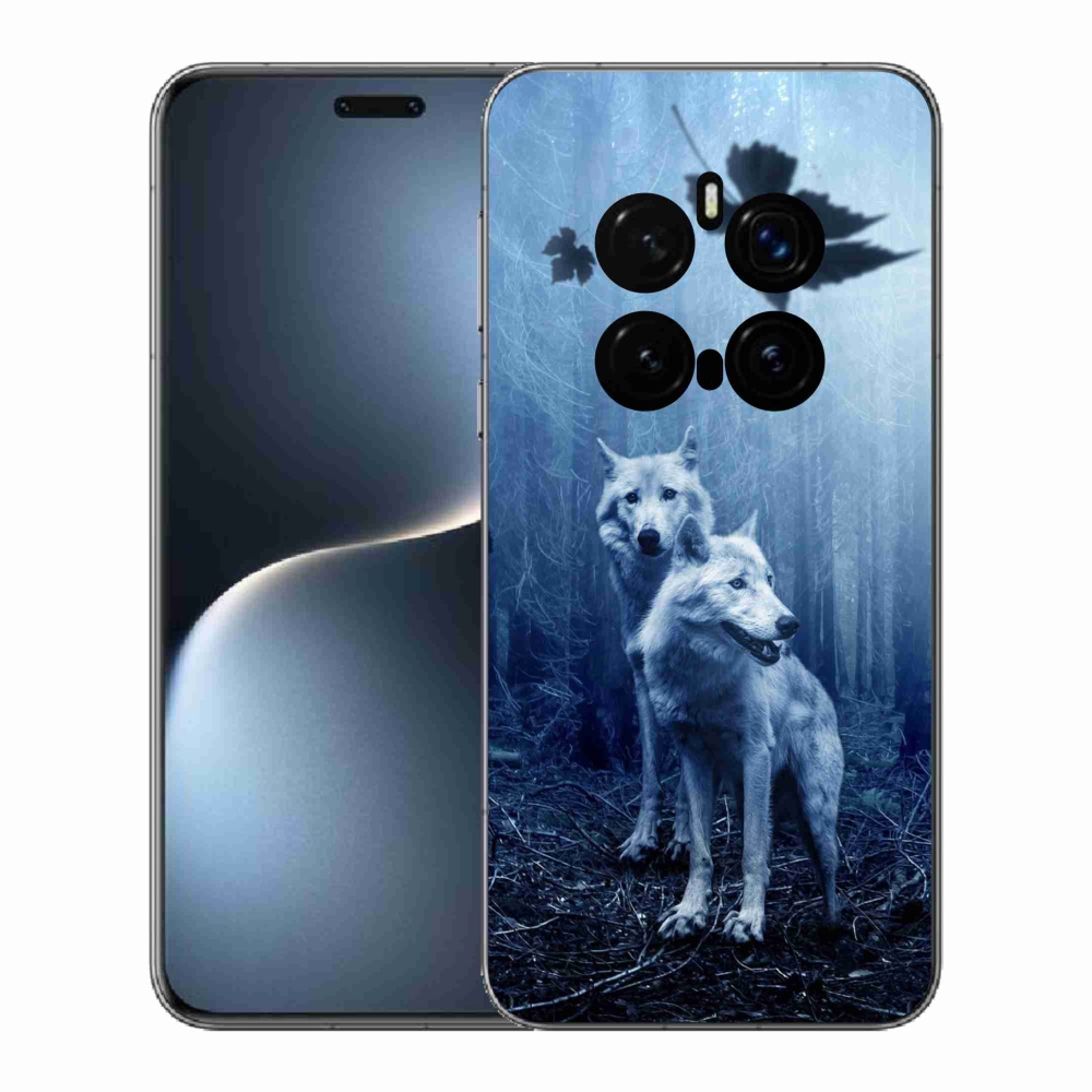 Gélový kryt mmCase na Honor Magic 7 Pro 5G - vlci v lese