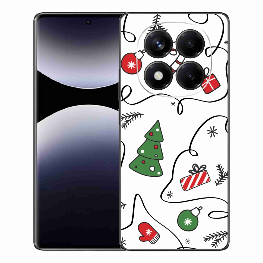 Gélový kryt mmCase na Xiaomi Redmi Note 14 Pro - vianočné motívy
