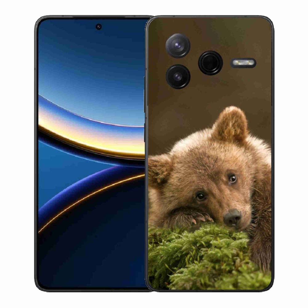Gélový kryt mmCase na Xiaomi Poco F7 Pro - medveď