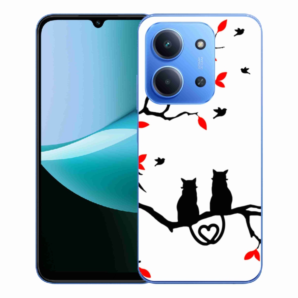 Gélový kryt mmCase na Xiaomi Redmi 15C 4G/5G (173mm) - mačacia láska