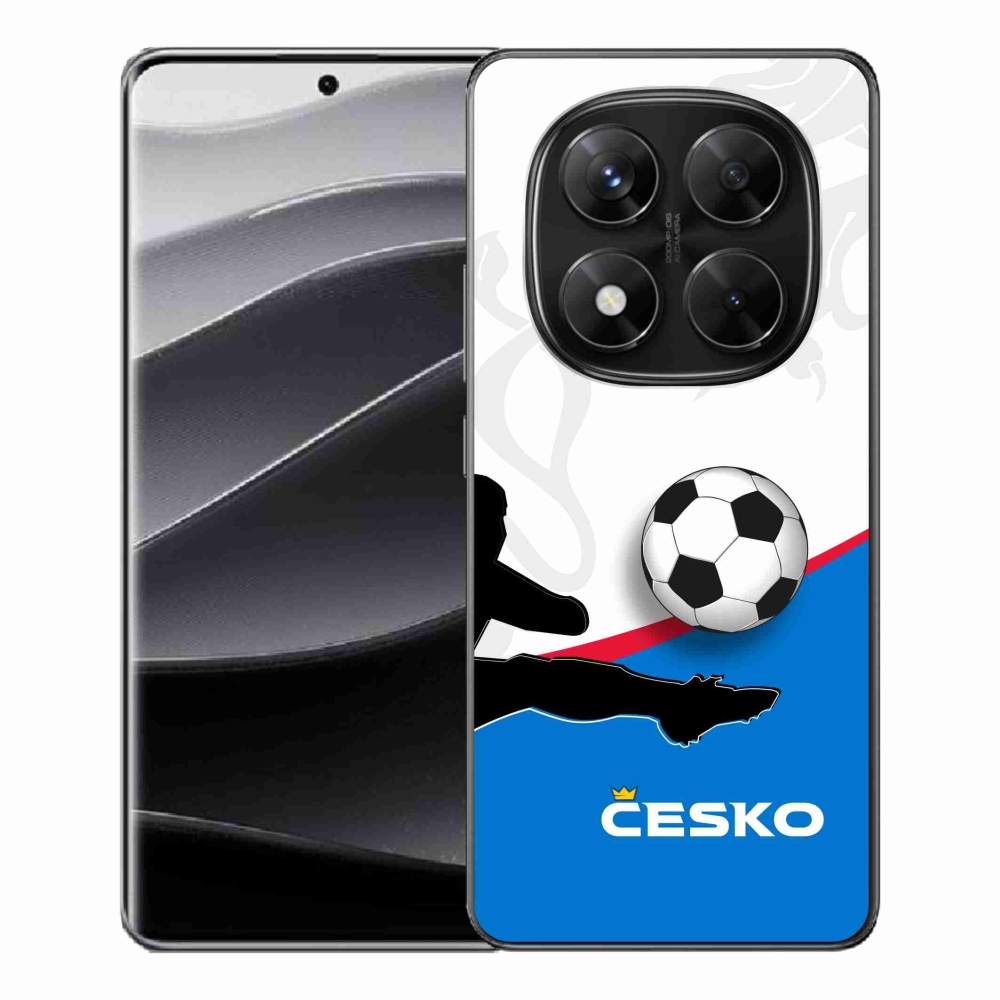 Gélový kryt mmCase na Xiaomi Redmi Note 14 Pro 5G/Poco X7 5G - futbal Česko 3