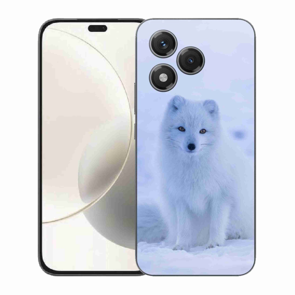 Gélový kryt mmCase na Honor 400 Lite - polárna líška
