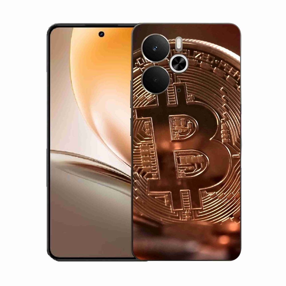 Gélový kryt mmCase na Realme 14 5G - bitcoin