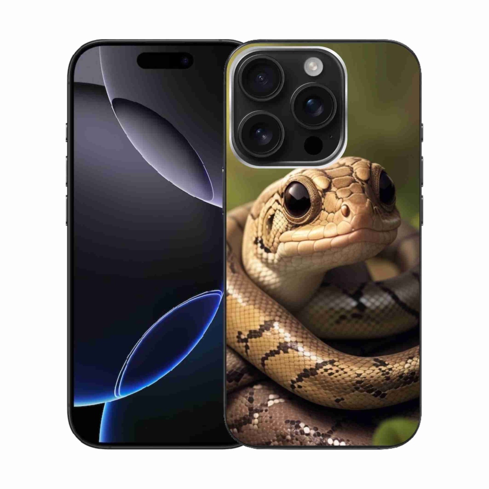 Gélový kryt mmCase na iPhone 16 Pro - had 1