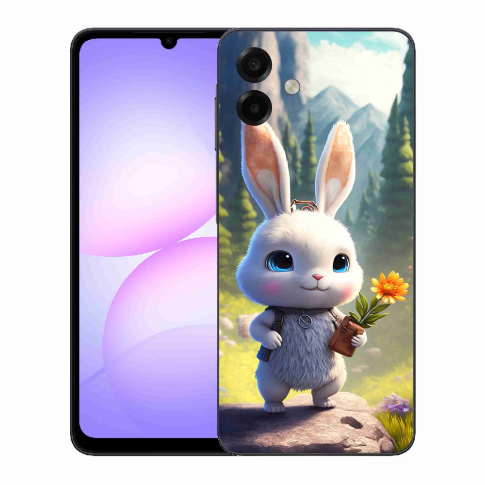 Gélový kryt mmCase na Samsung Galaxy A07 4G - roztomilý zajačik
