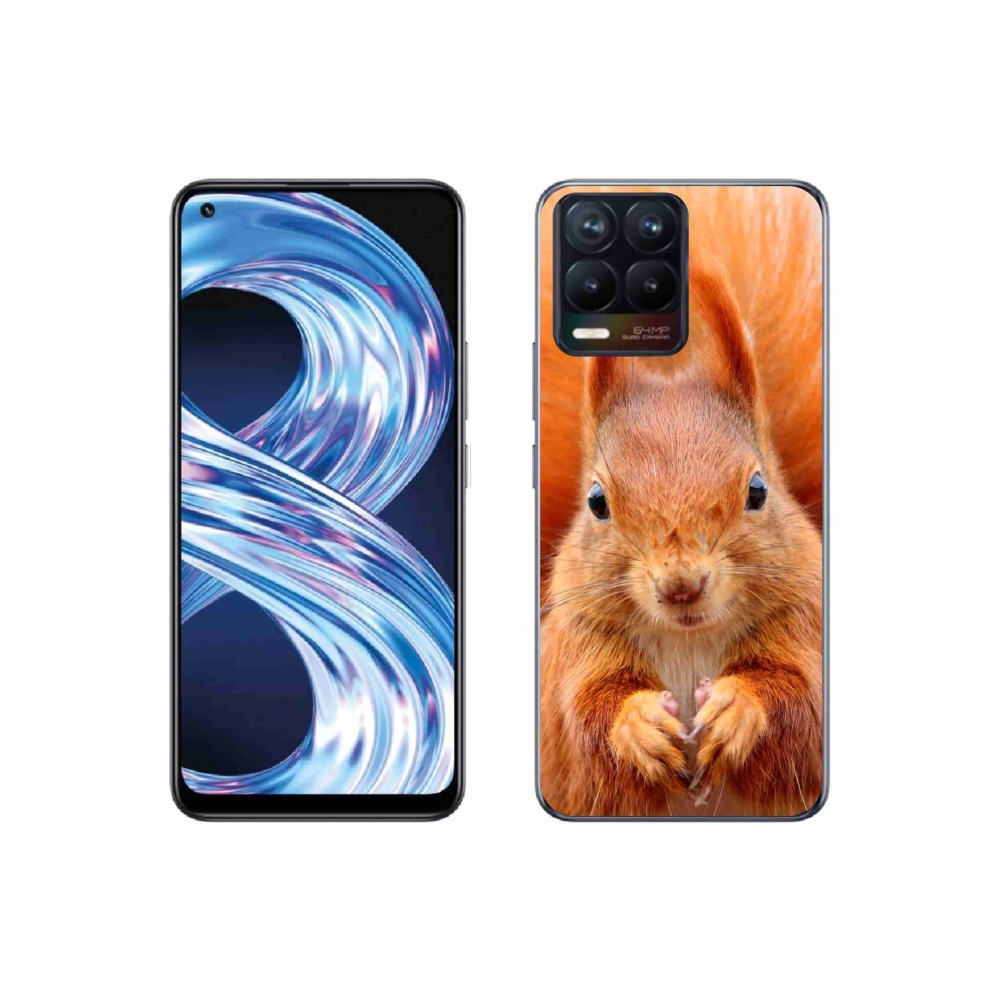 Gélový kryt mmCase na Realme 8 Pro - veverička