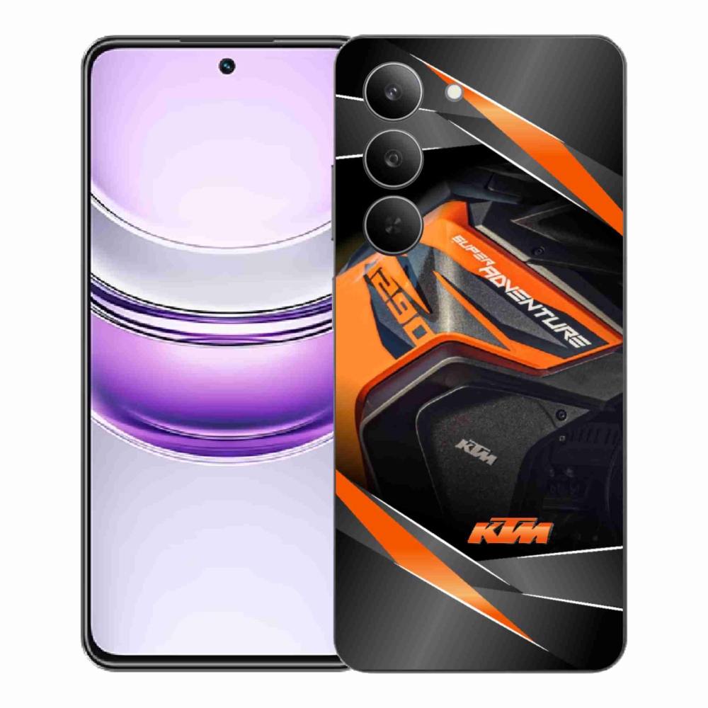 Gélový kryt mmCase na Realme 14x 5G - motorka ktm