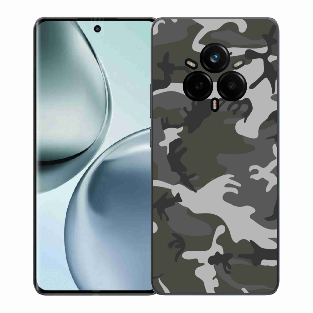 Gélový kryt mmCase na Realme 14 Pro+ 5G - maskáčový vzor