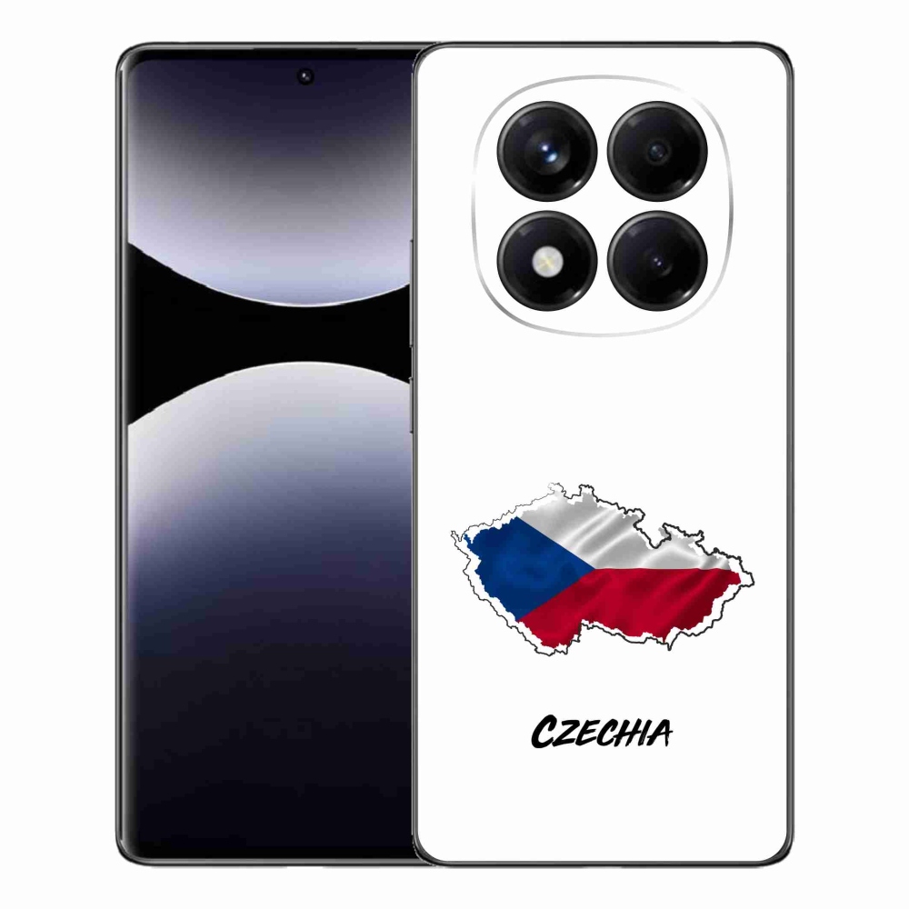 Gélový kryt mmCase na Xiaomi Redmi Note 14 Pro - Czechia biele pozadie