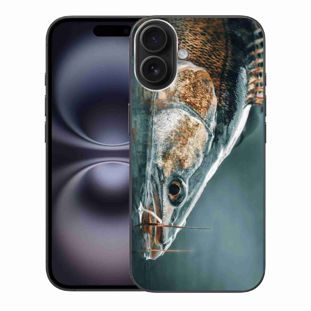 Gélový obal mmCase na iPhone 16 Plus - zubáč