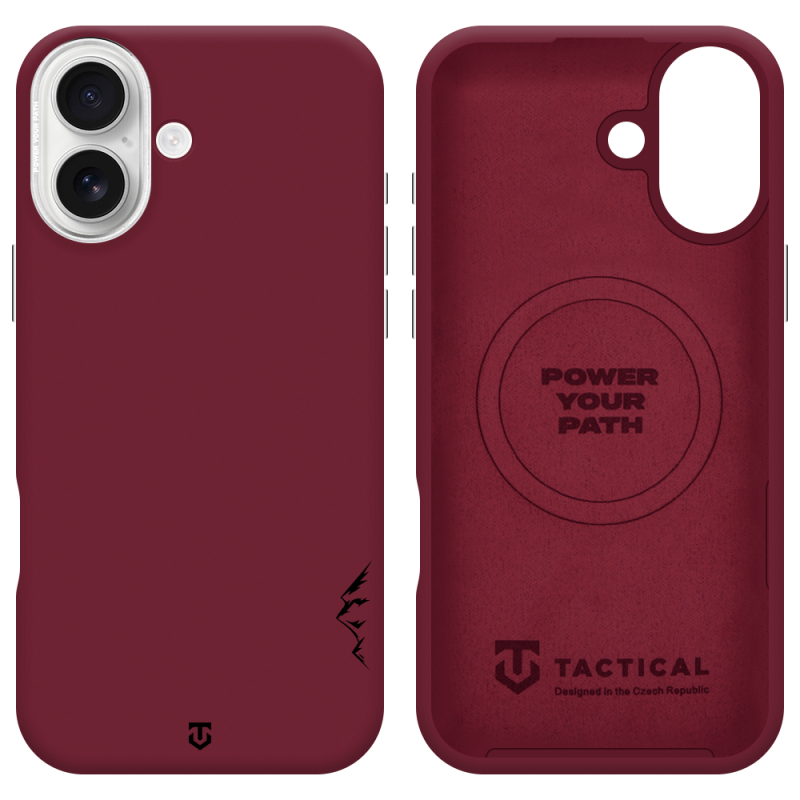 Tactical MagForce Velvet Smoothie 2.0 – puzdro pre Apple iPhone 17, farba Burgundy