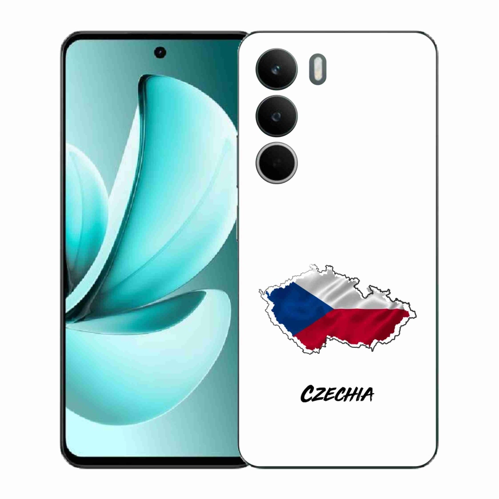 Gélový kryt mmCase na Realme C71 - Czechia biele pozadie