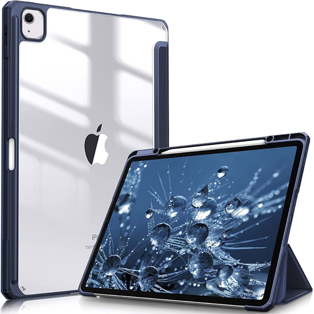 Case inteligentné zatváracie púzdro na tablet iPad Air 13 (2024)/(2025) - tmavomodré