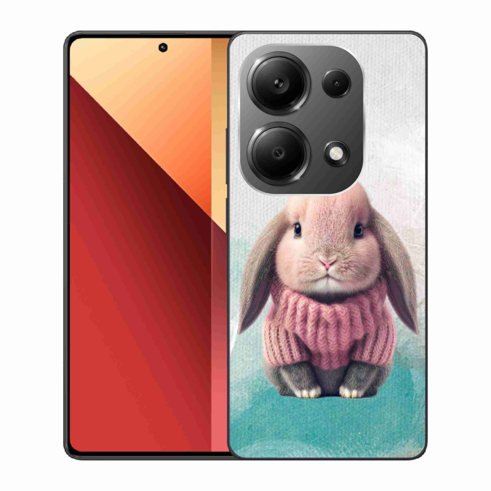 Gélový kryt mmCase na Xiaomi Redmi Note 13 Pro 4G/Poco M6 Pro - zajačik vo svetri