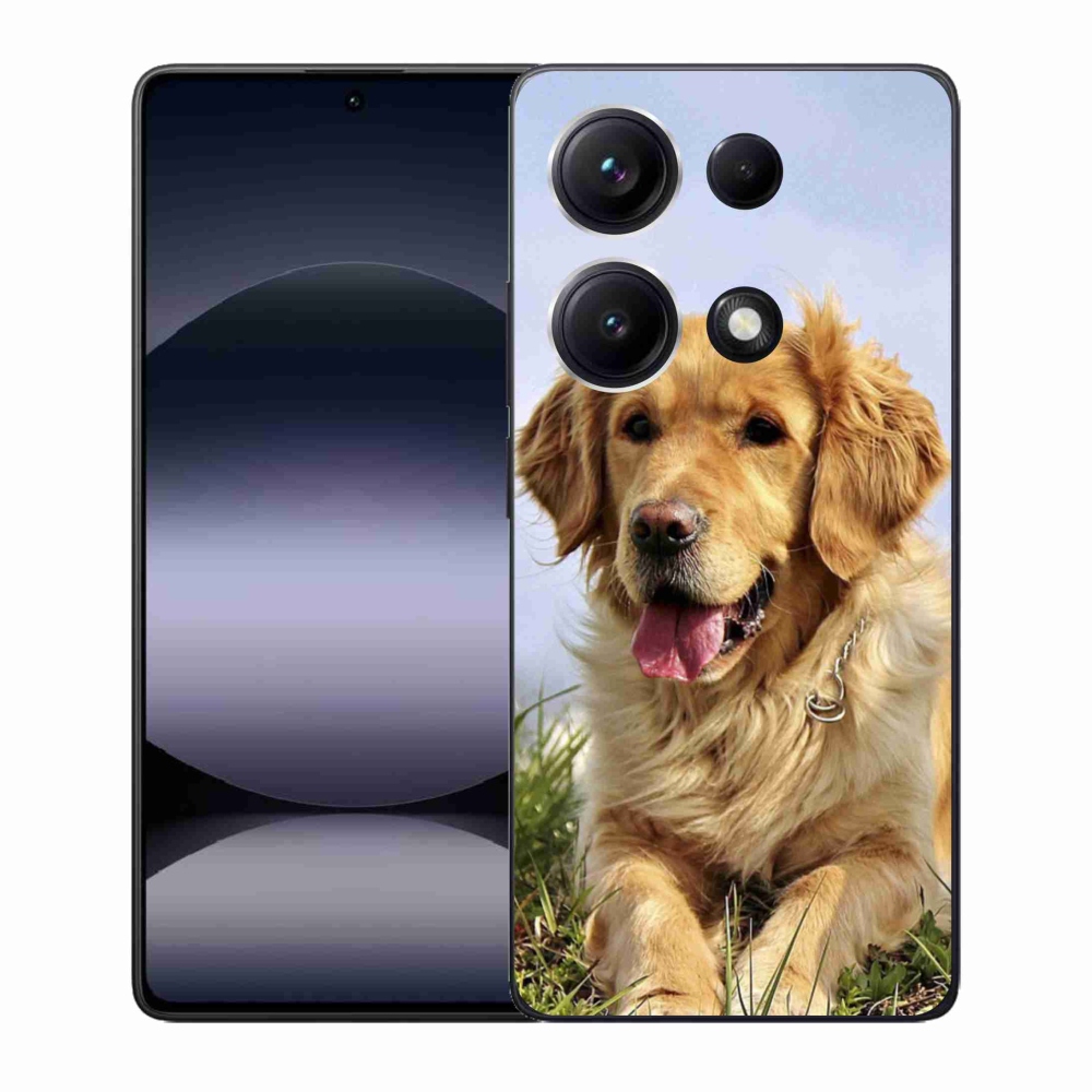 Gélový kryt mmCase na Xiaomi Redmi Note 14S - zlatý retriever