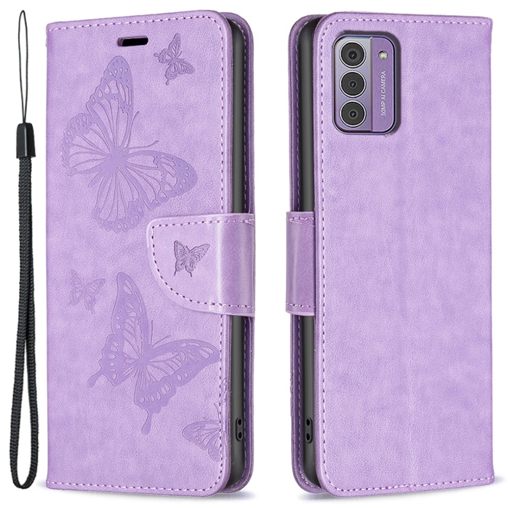 Butterfly knižkové puzdro na Nokia G42 - fialové