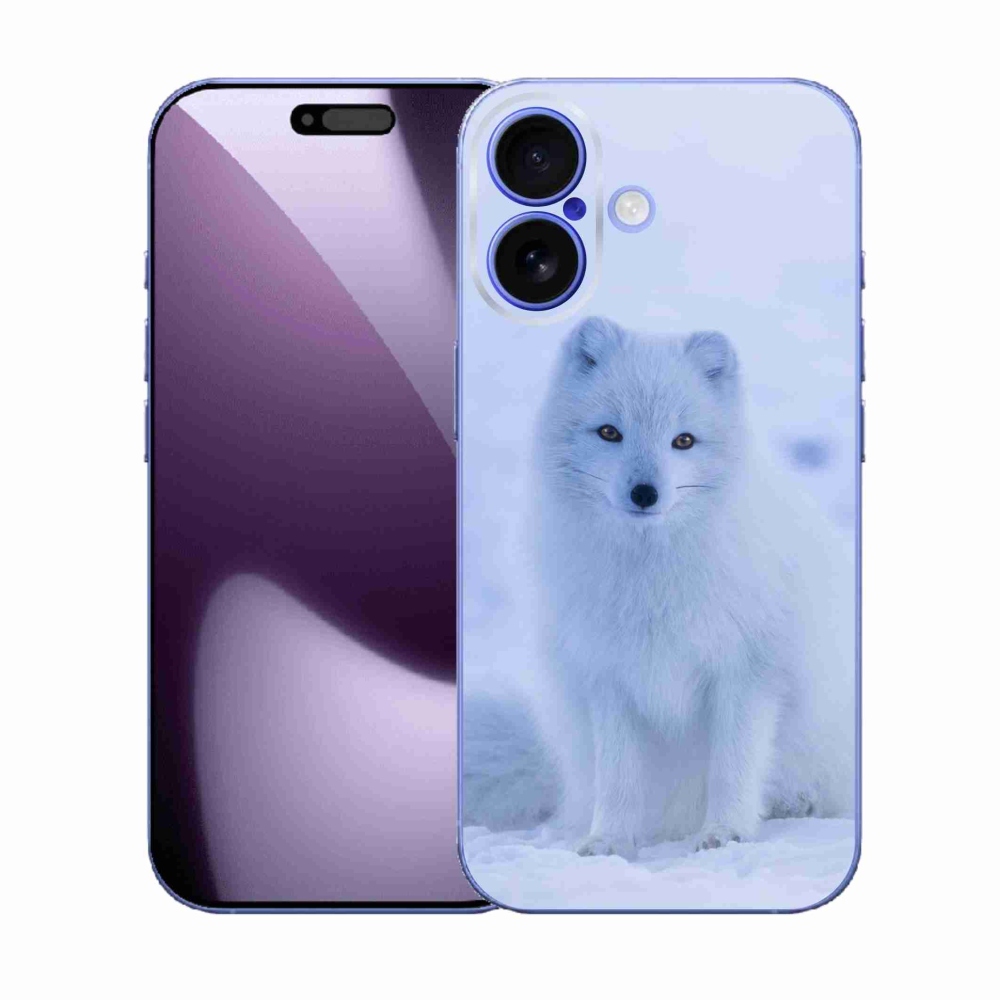 Gélový kryt mmCase na iPhone 17 - polárna líška