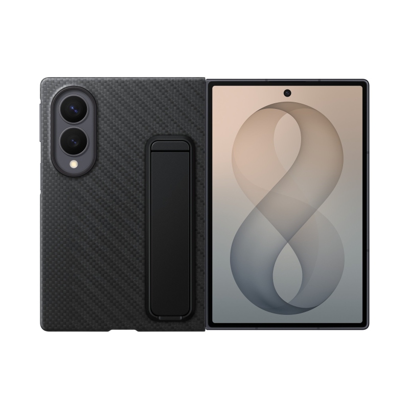 EF-XF971SBE Samsung Carbon Standing – puzdro pre Galaxy Z Fold 8, čierne