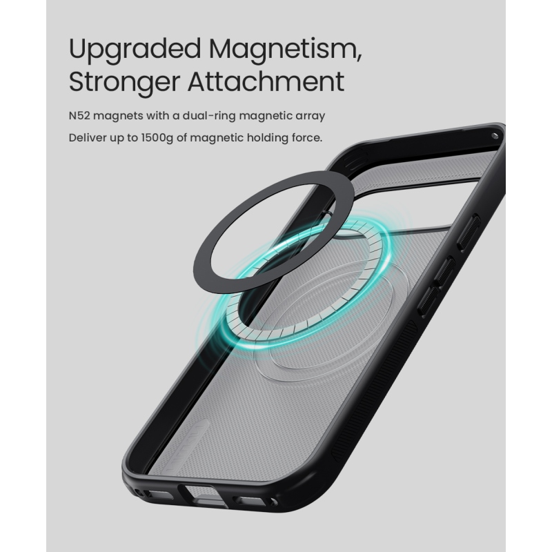 Nillkin Super Frosted PRO Magnetic zadný kryt pre Google Pixel 11, čierny