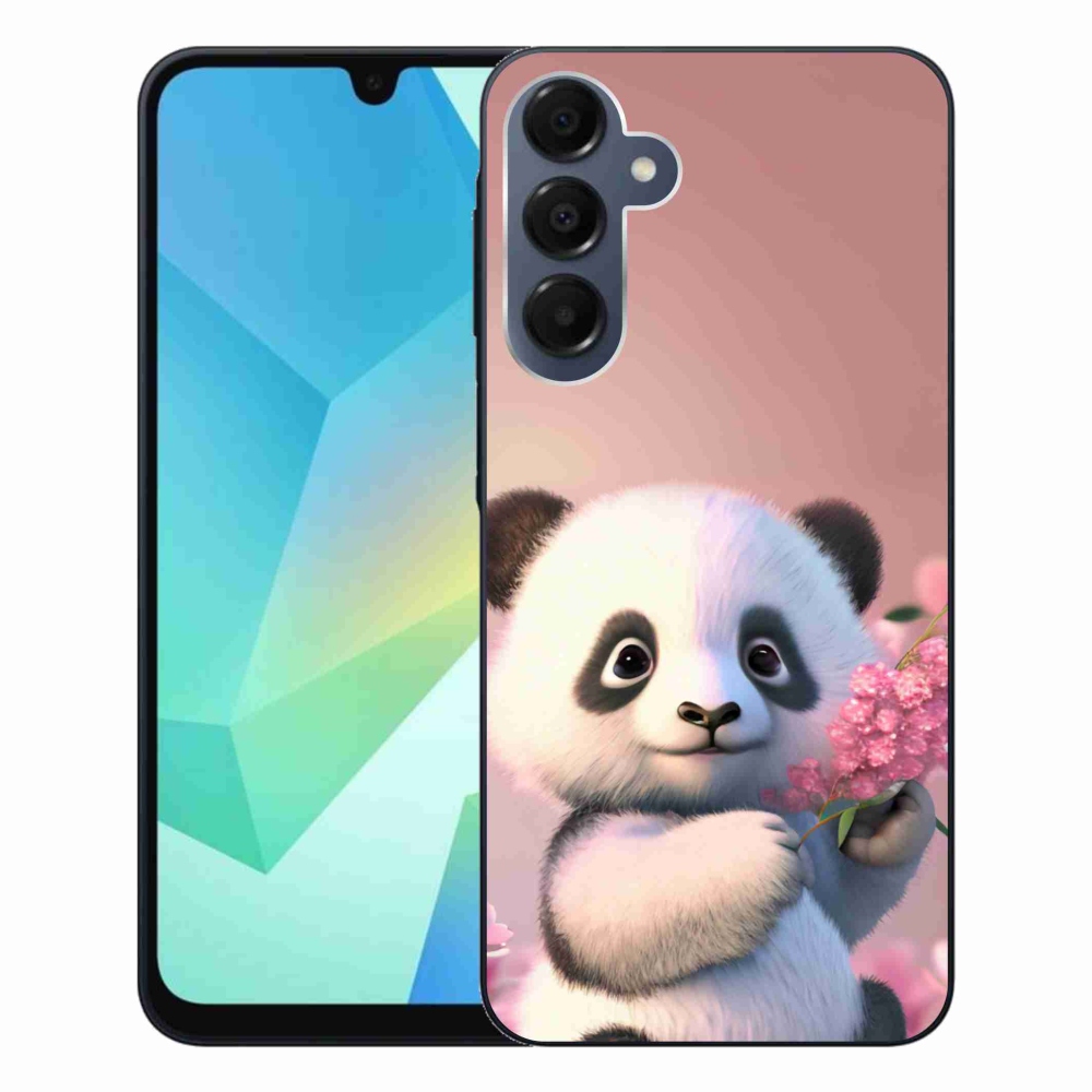 Gélový kryt mmCase na Samsung Galaxy A16 4G/5G - roztomilá panda