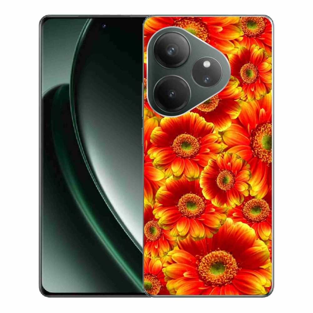 Gélový kryt mmCase na Realme GT 6 5G/GT 6T 5G - gerbera 1