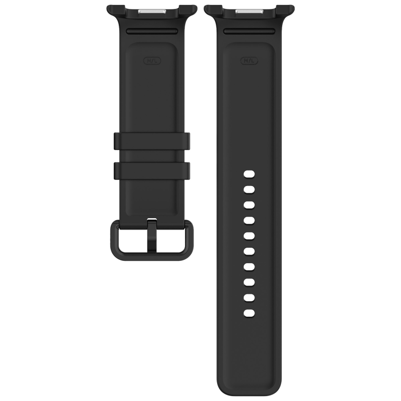 Taktický silikónový remienok pre Samsung Galaxy Watch 8/9, čierny
