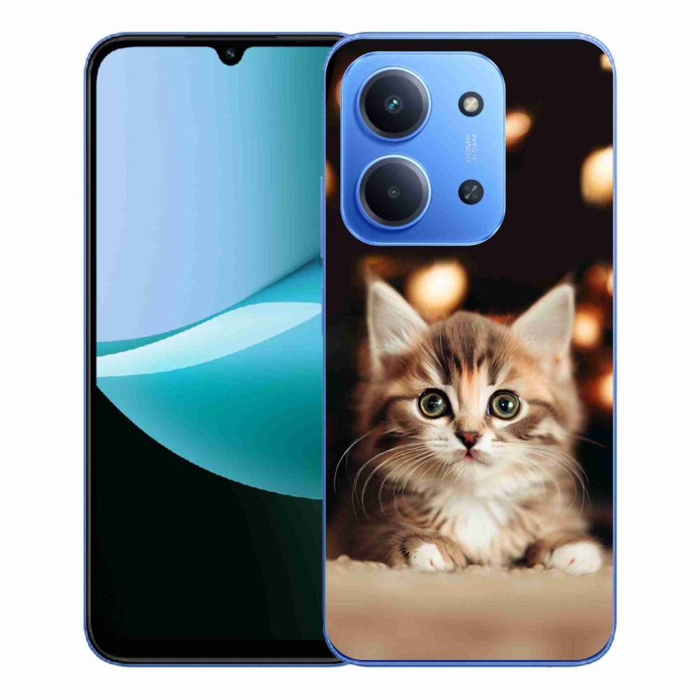 Gélový kryt mmCase na Xiaomi Redmi 15C 4G/5G (173mm) - roztomilé mačiatko 2