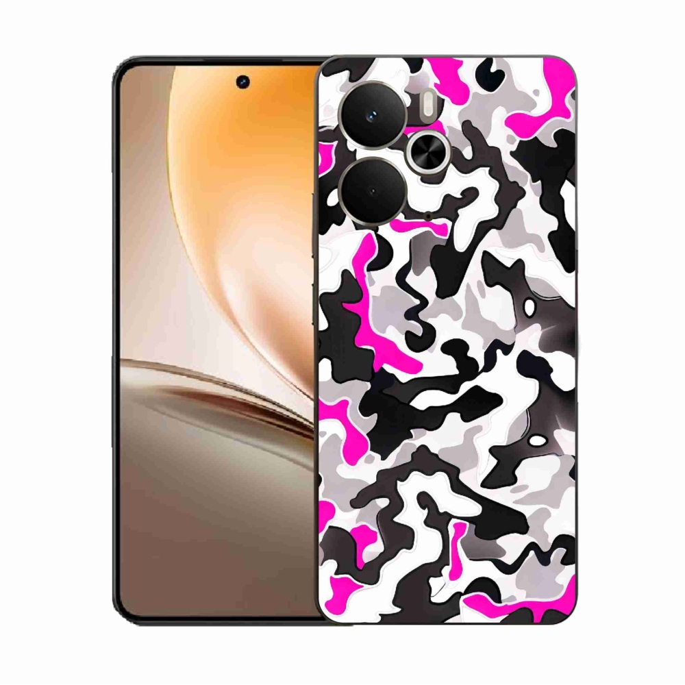 Gélový kryt mmCase na Realme 14 5G - maskáčový vzor 5