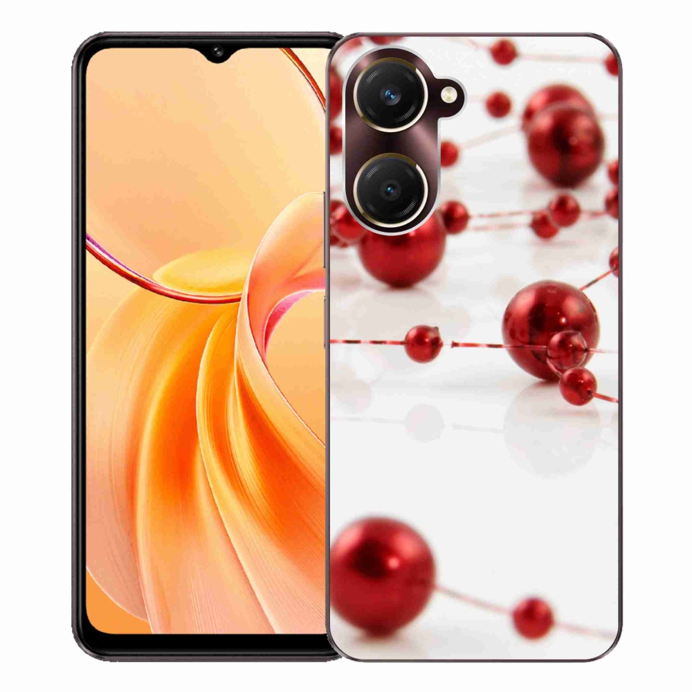 Gélový kryt mmCase na Vivo Y28s 5G - vianočná reťaz