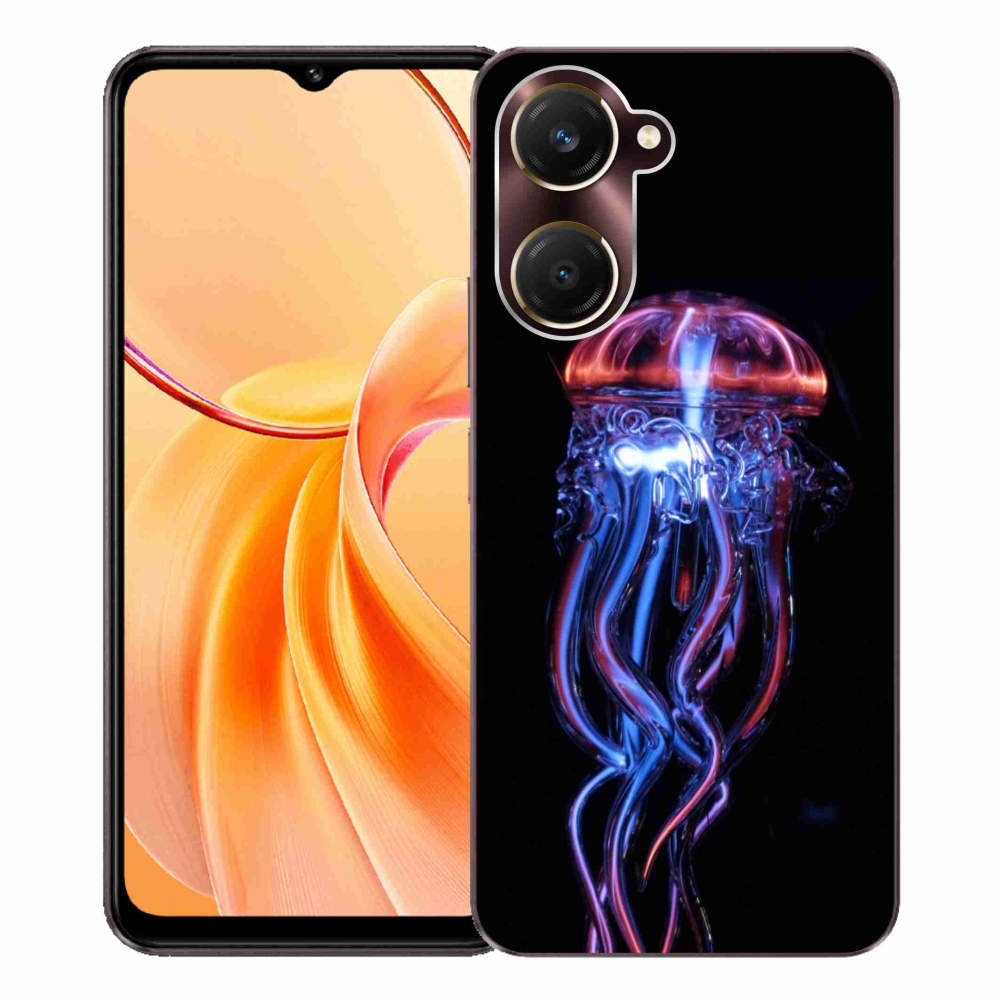 Gélový kryt mmCase na Vivo Y28s 5G - medúza