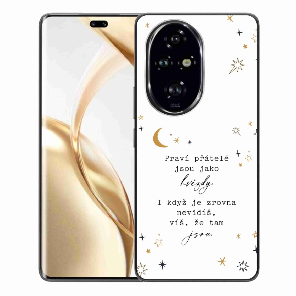 Gélový kryt mmCase na Honor 200 Pro 5G - citát 6 biele pozadie