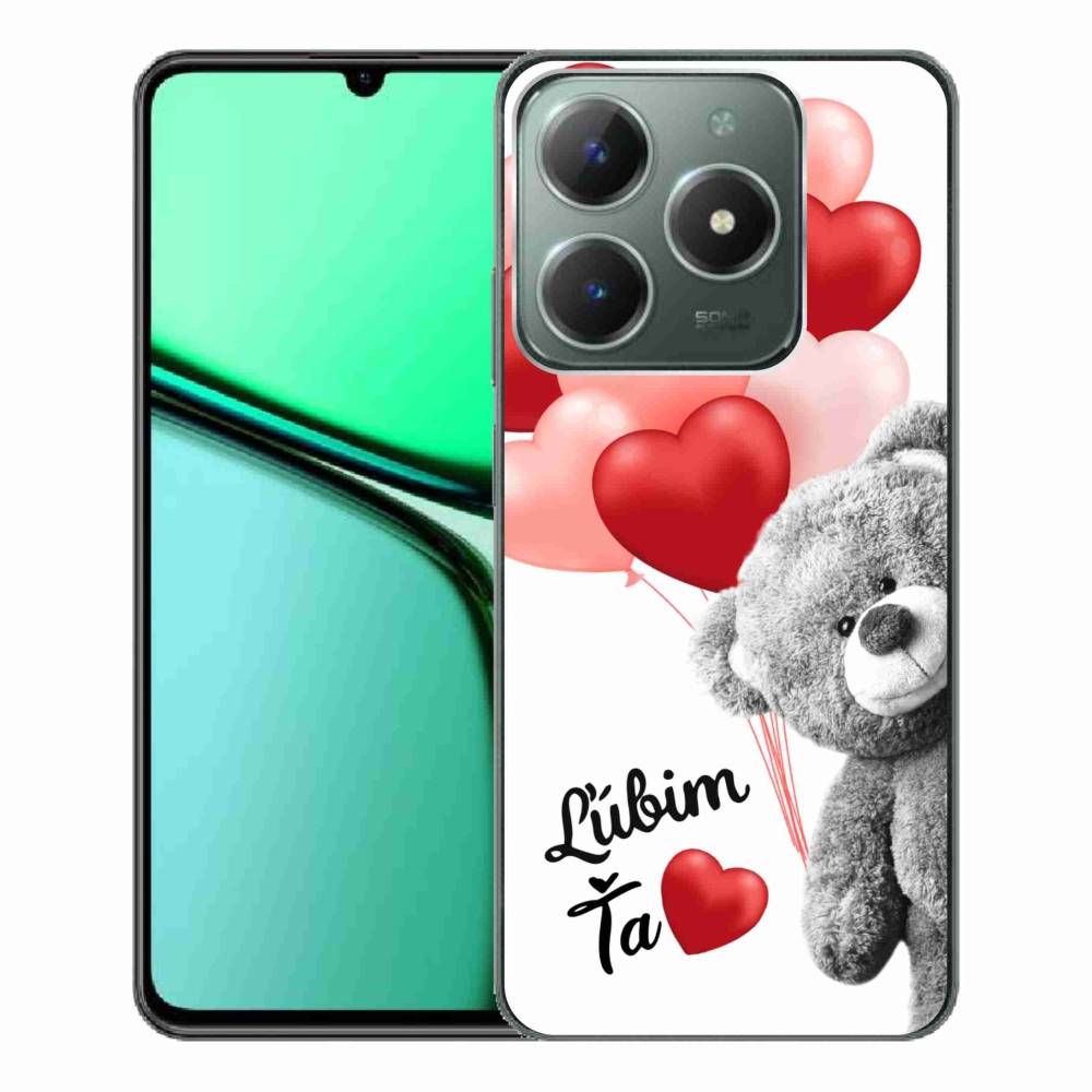 Gélový obal mmCase na Realme C61 - ľúbim ťa sk
