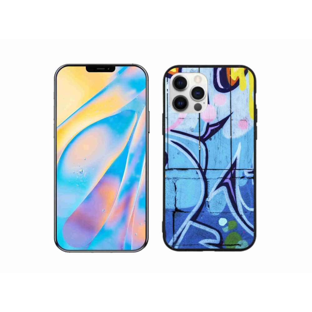 Gélový kryt mmCase na iPhone 12 Pro - graffiti