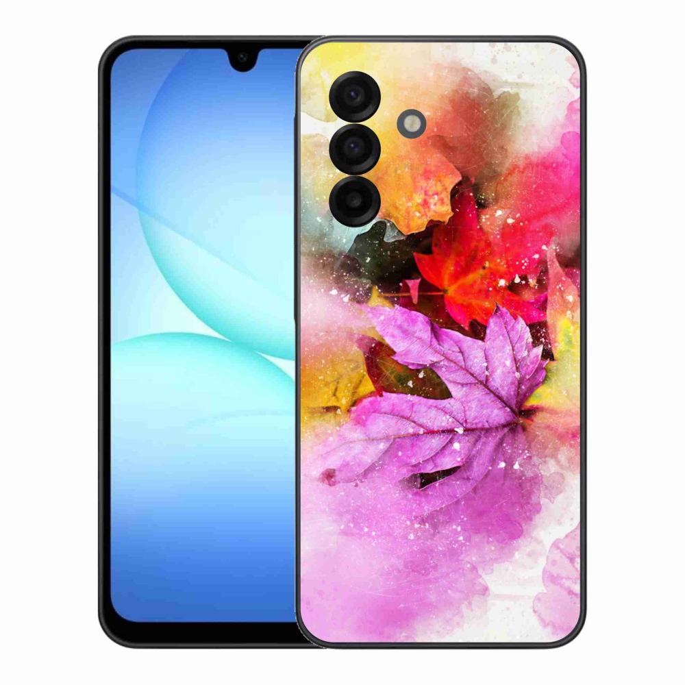 Gélový kryt mmCase na Samsung Galaxy A17 5G - farebné listy
