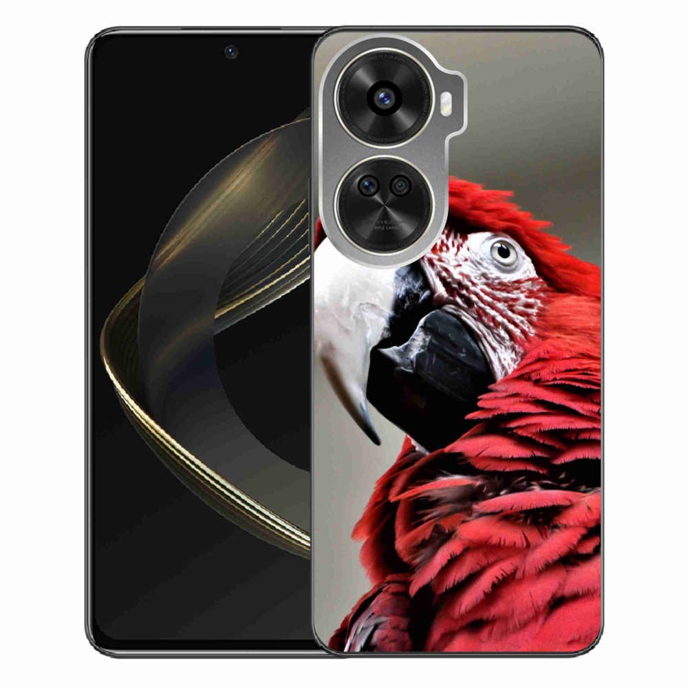 Gélový obal mmCase na Huawei Nova 12 SE - papagáj ara červený