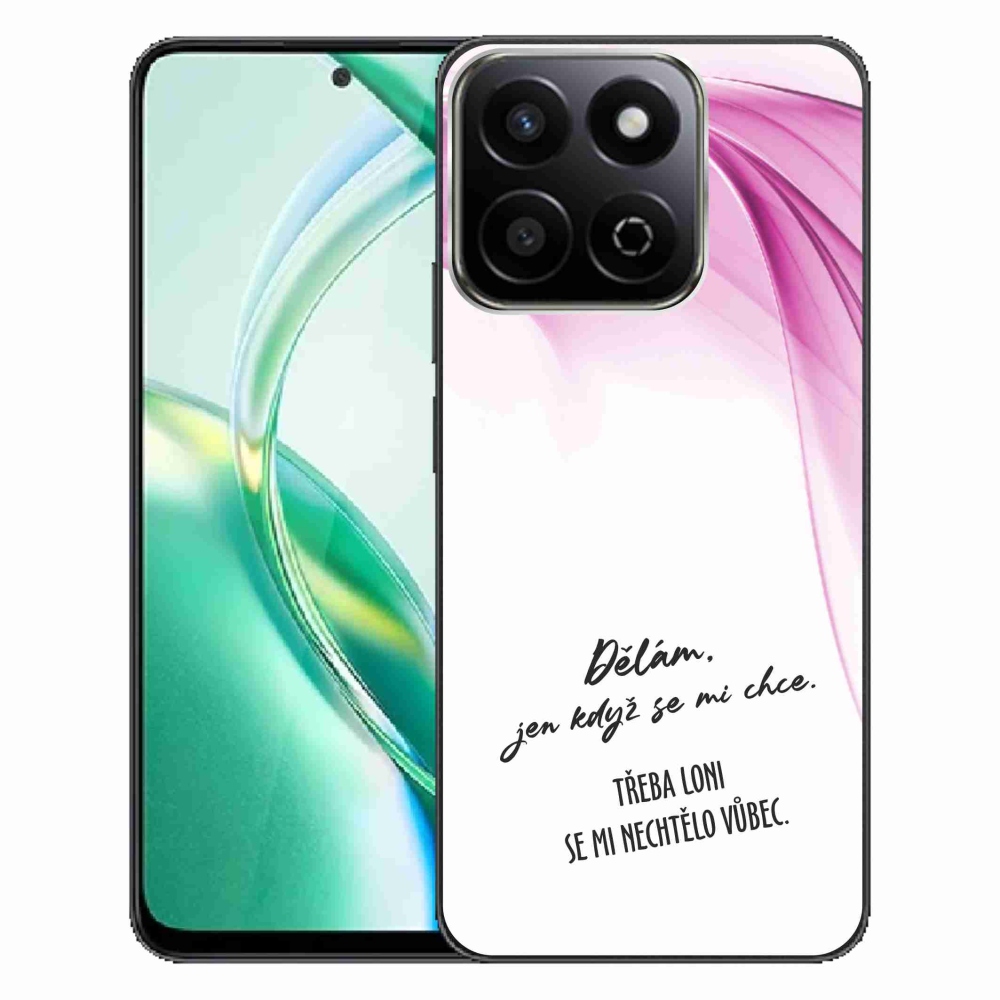Gélový kryt mmCase na Honor 200 Smart 5G - vtipný text 12 biele pozadie