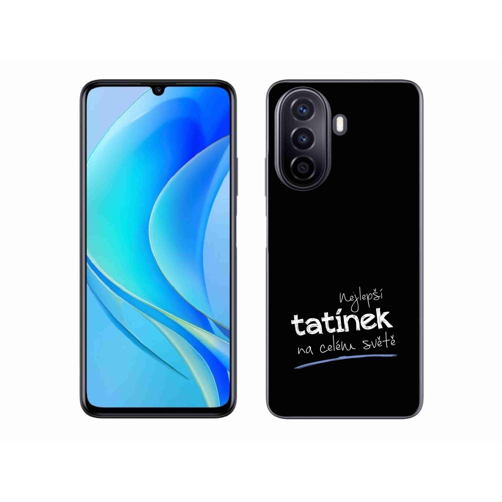 Gélový kryt mmCase na Huawei Nova Y70 - najlepší otecko 4 čierne pozadie
