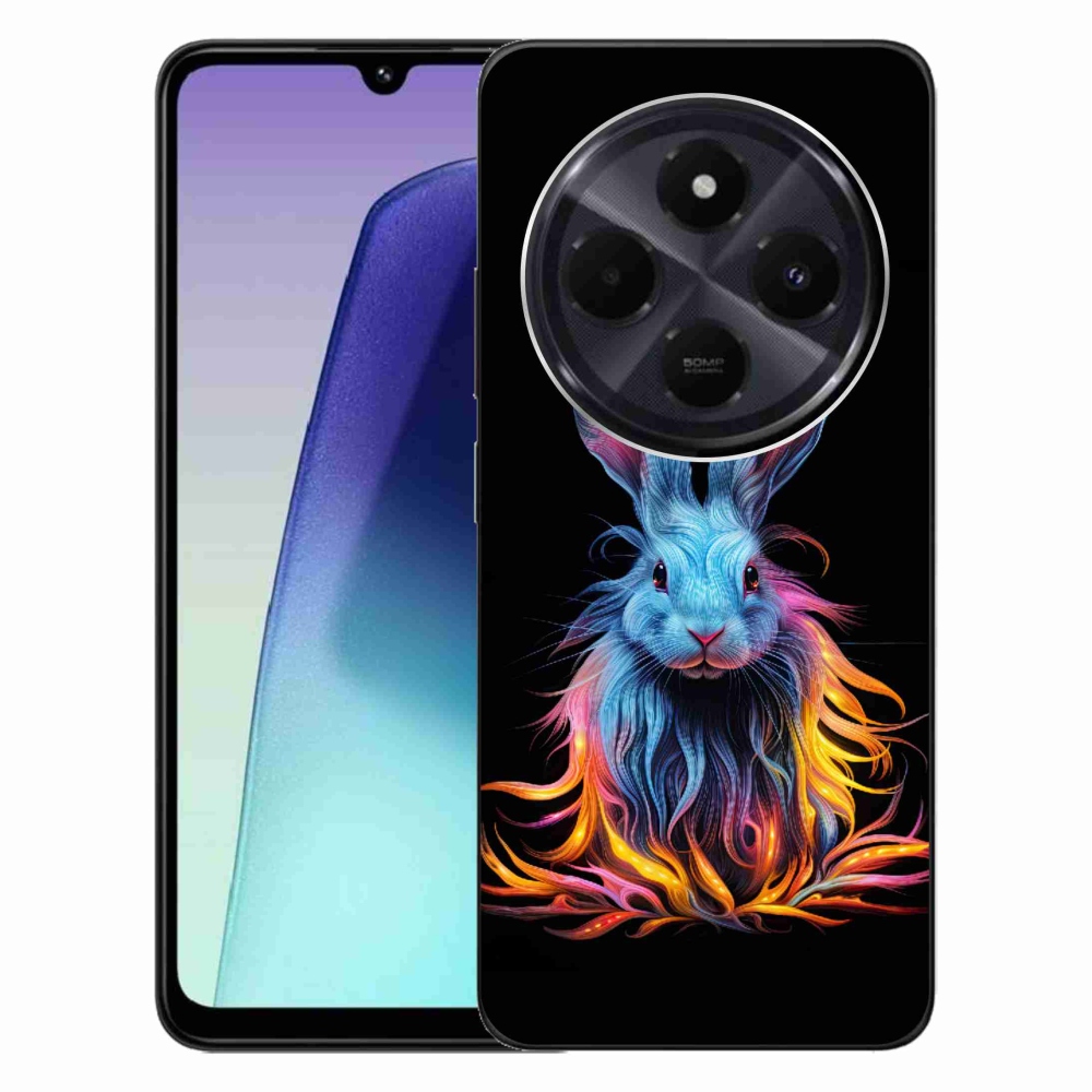 Gélový kryt mmCase na Xiaomi Redmi 14C/Poco C75 - abstraktný zajac