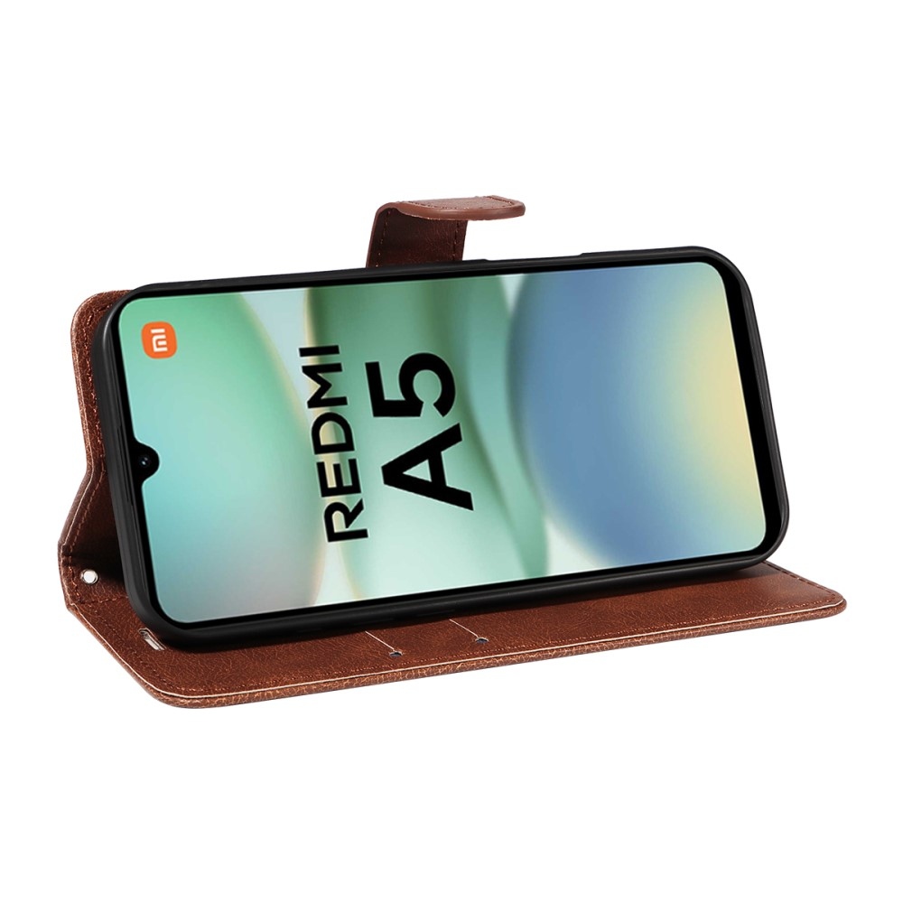 Wallet knižkové púzdro na Xiaomi Redmi A5 - hnedé