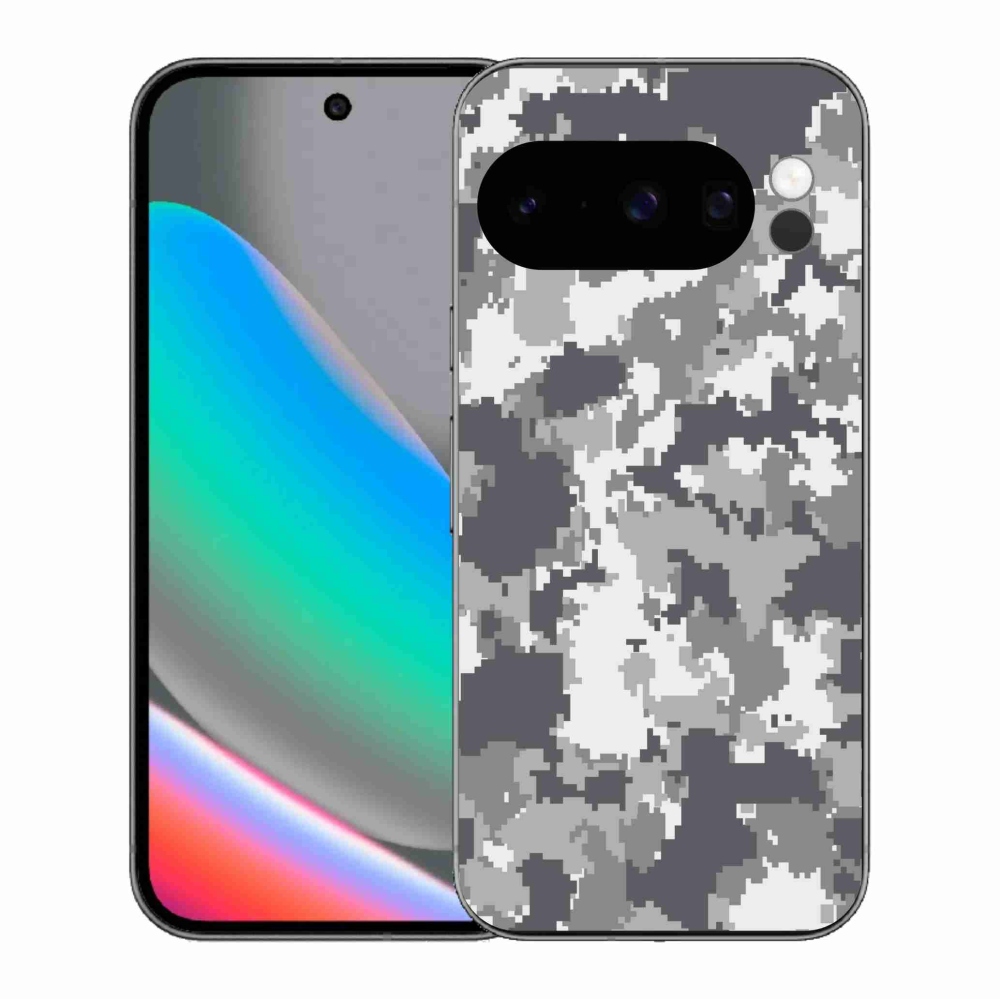 Gélový kryt mmCase na Google Pixel 10 Pro - maskáčový vzor 2
