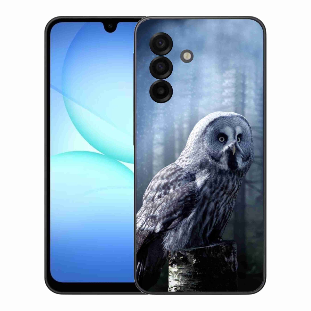 Gélový kryt mmCase na Samsung Galaxy A17 5G - sova