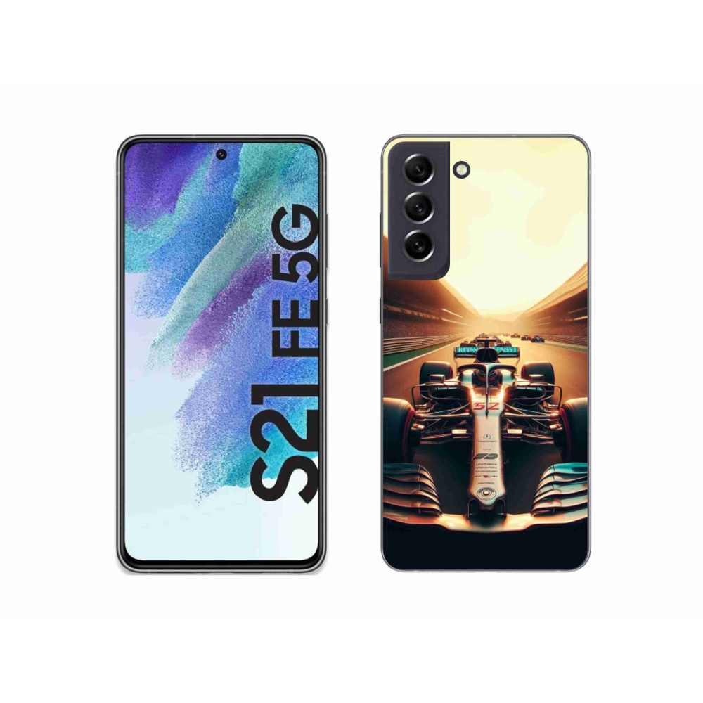 Gélový kryt mmCase na Samsung Galaxy S21 FE 5G - formula 1