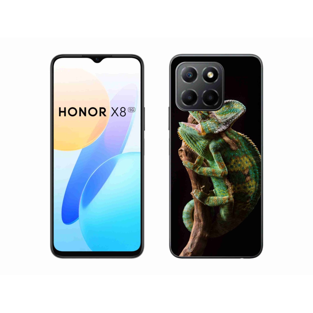 Gélový kryt mmCase na Honor X8 5G - chameleón