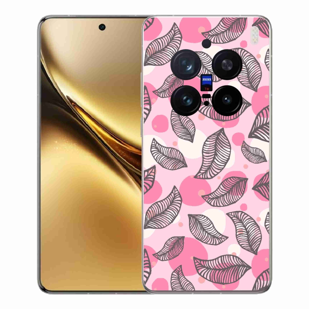Gélový kryt mmCase na Vivo X200 Pro 5G - kreslené padajúce listy